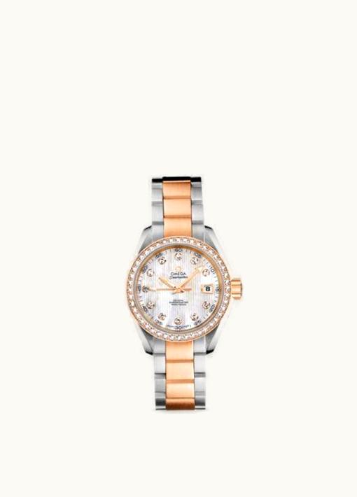 Omega Seamaster Aqua Terra 150M Co-Axial 30 Stainless Steel / Red Gold / Diamond / MOP / Bracelet