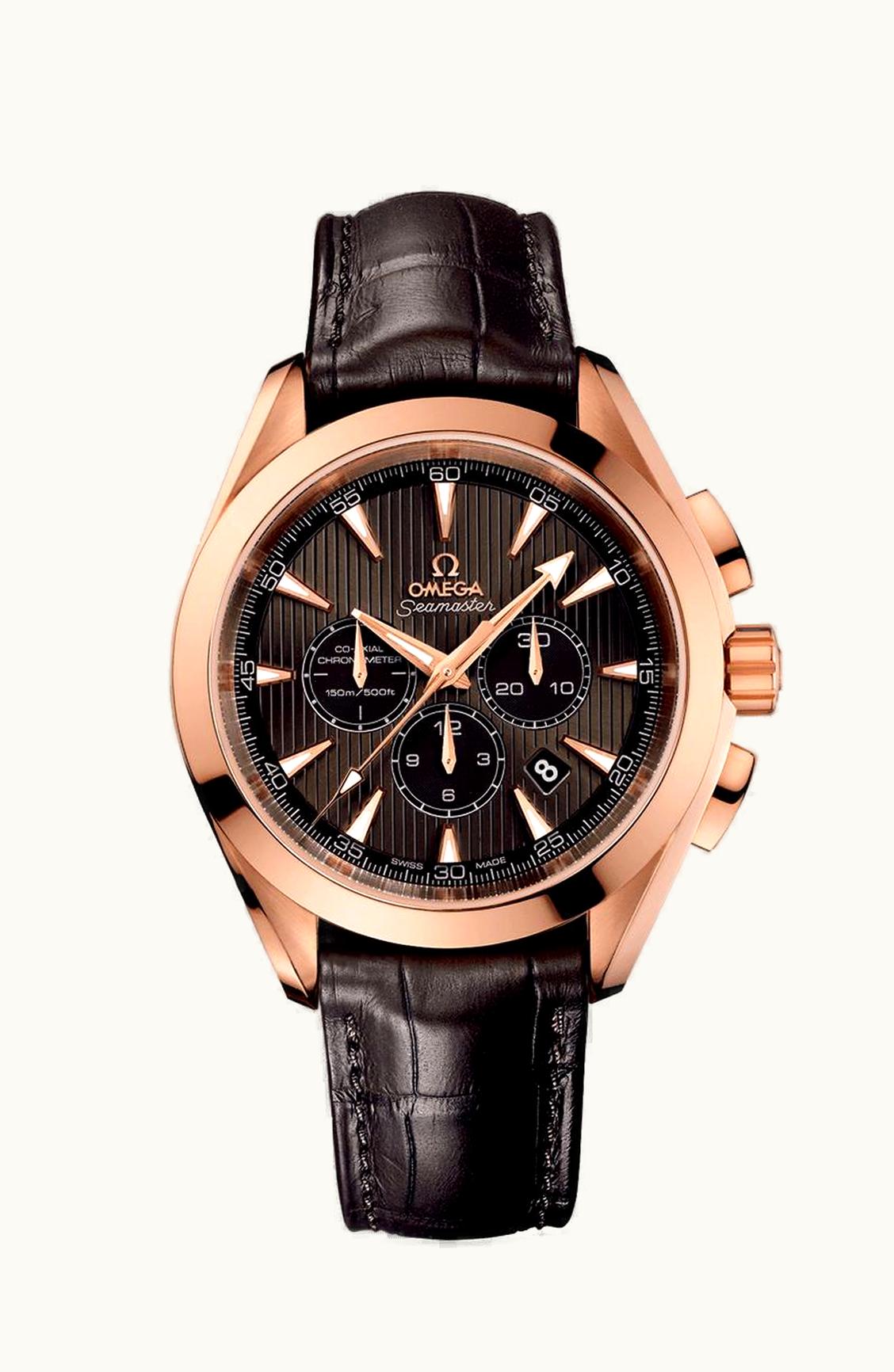 Omega Seamaster Aqua Terra 150M Co-Axial 44 Chronograph Red Gold / Grey