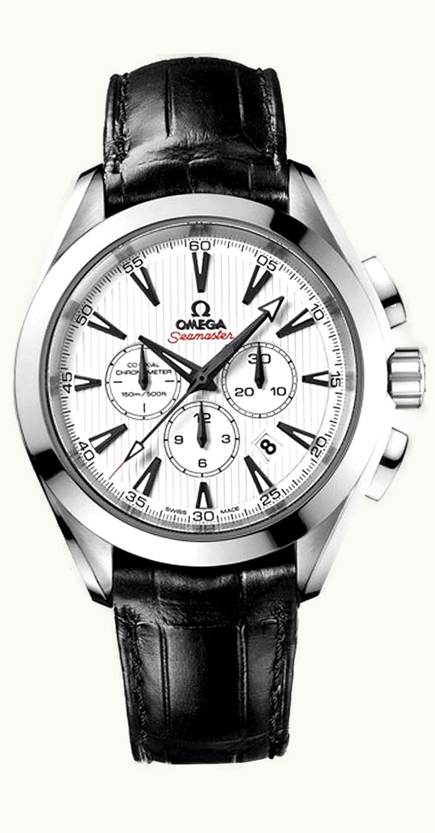 Omega Seamaster Aqua Terra 150M Co-Axial 44 Chronograph Co-Axial Stainless Steel / White