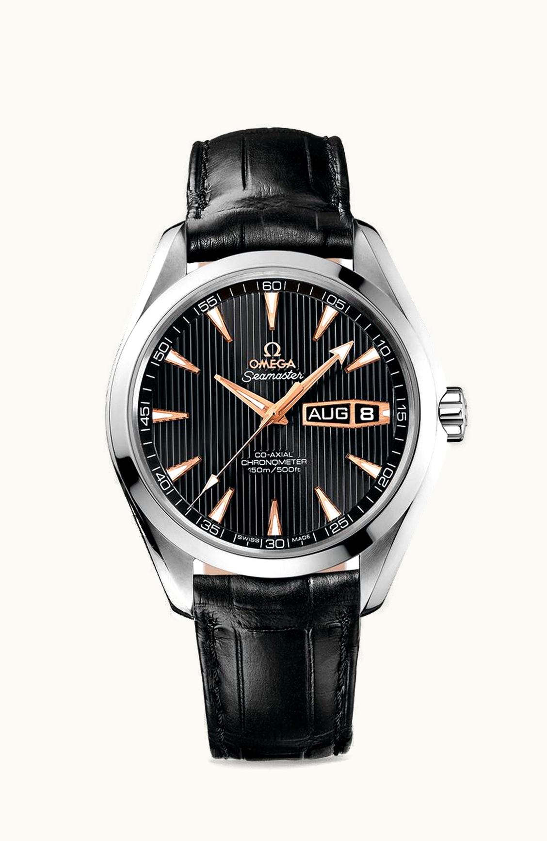 Omega Seamaster Aqua Terra 150m Co-Axial 43 Annual Calendar White Gold / Grey