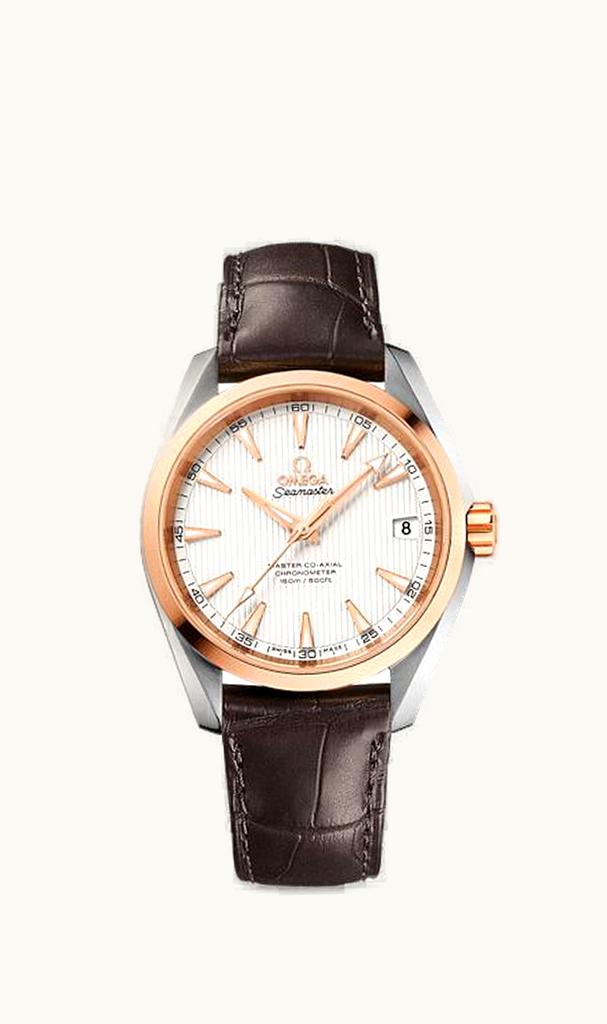Omega Seamaster Aqua Terra 150M Master Co-Axial 38.5 Stainless Steel / Red Gold / Silver