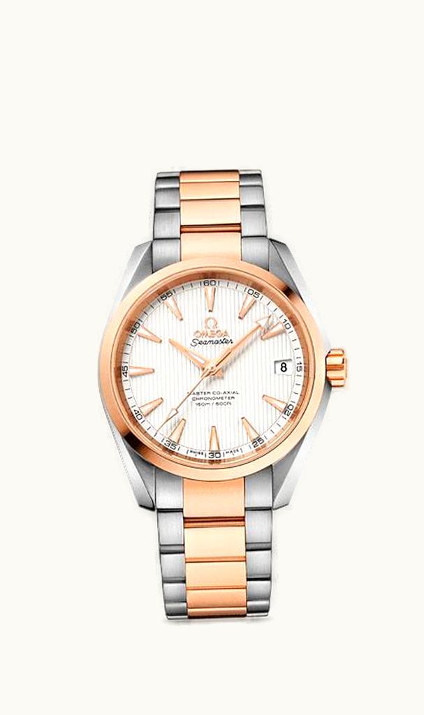 Omega Seamaster Aqua Terra 150m Master Co-Axial 38.5 Stainless Steel / Red Gold / Silver / Bracelet