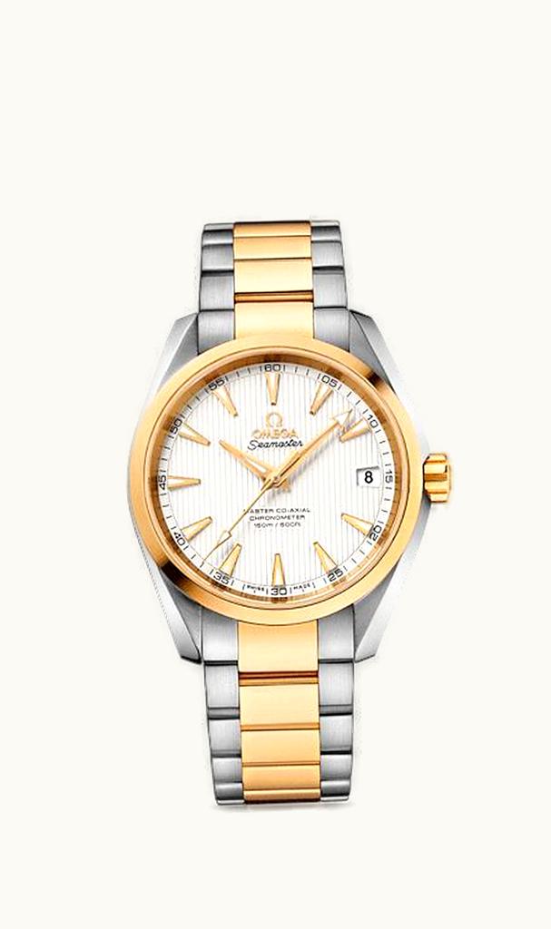 Omega Seamaster Aqua Terra 150m Master Co-Axial 38.5 Stainless Steel / Yellow Gold / Silver / Bracelet