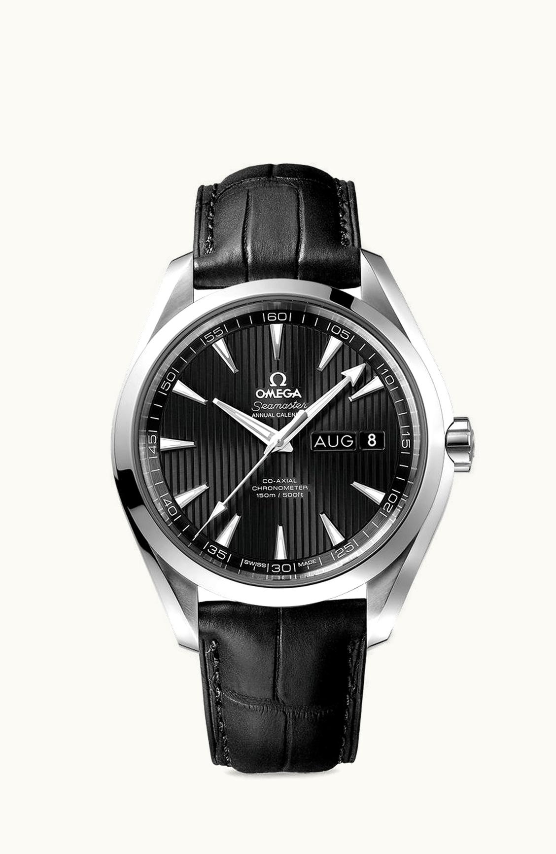Omega Seamaster Aqua Terra 150M Co-Axial 43 Annual Calendar Stainless Steel / Black