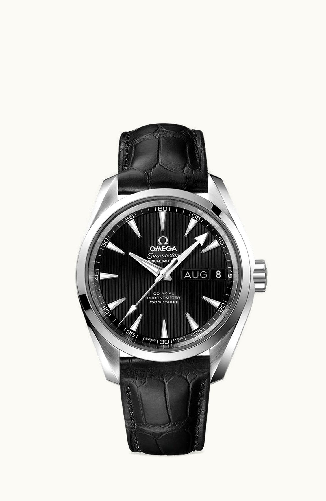 Omega Seamaster Aqua Terra 150M Co-Axial 38.5 Annual Calendar Stainless Steel / Black