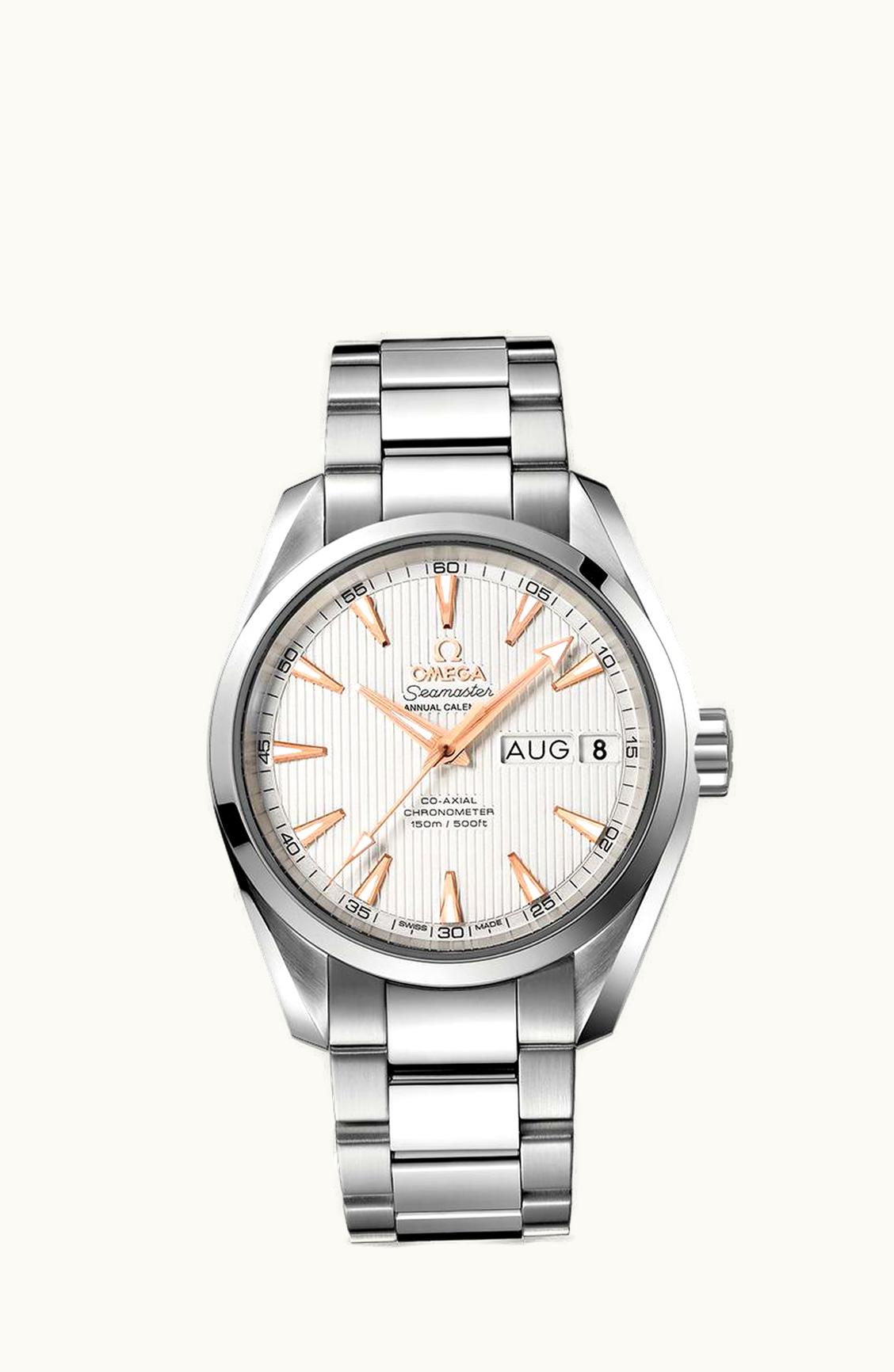 Omega Seamaster Aqua Terra 150M Co-Axial 38.5 Annual Calendar Stainless Steel / Silver / Bracelet