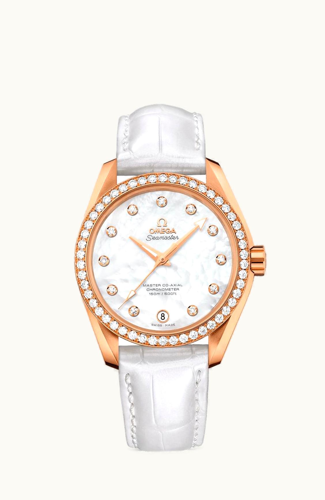 Omega Seamaster Aqua Terra 150M Master Co-Axial 38.5 Red Gold / Diamond / MOP