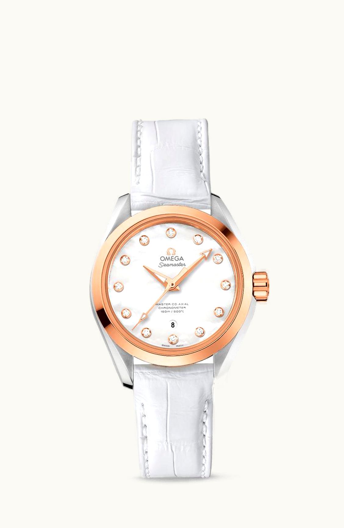 Omega Seamaster Aqua Terra 150M Master Co-Axial 34 Stainless Steel / Sedna Gold / MOP