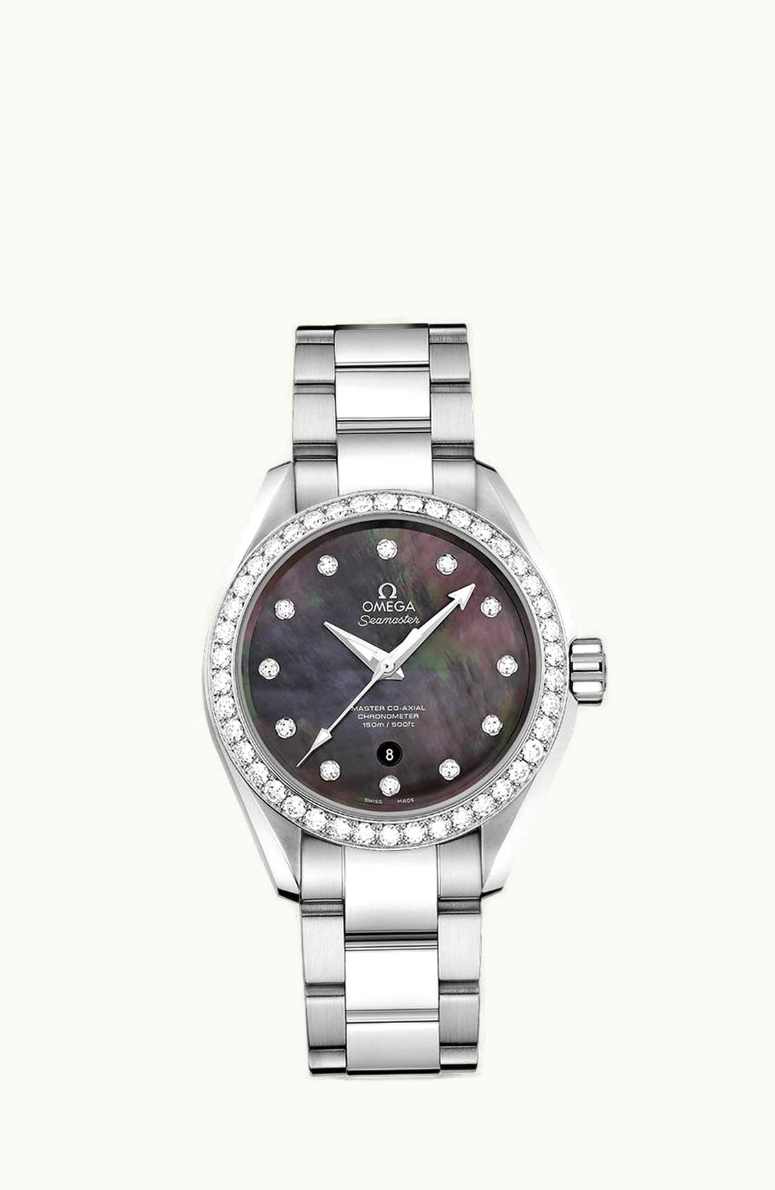 Omega Seamaster Aqua Terra 150M Master Co-Axial 34 Stainless Steel / Diamond / Grey MOP / Bracelet