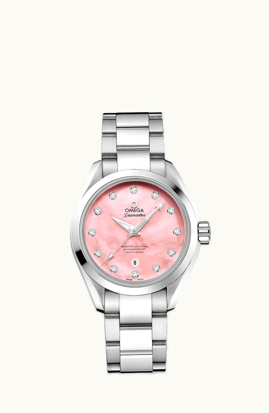 Omega Seamaster Aqua Terra 150M Master Co-Axial 34 Stainless Steel / Pink MOP / Bracelet
