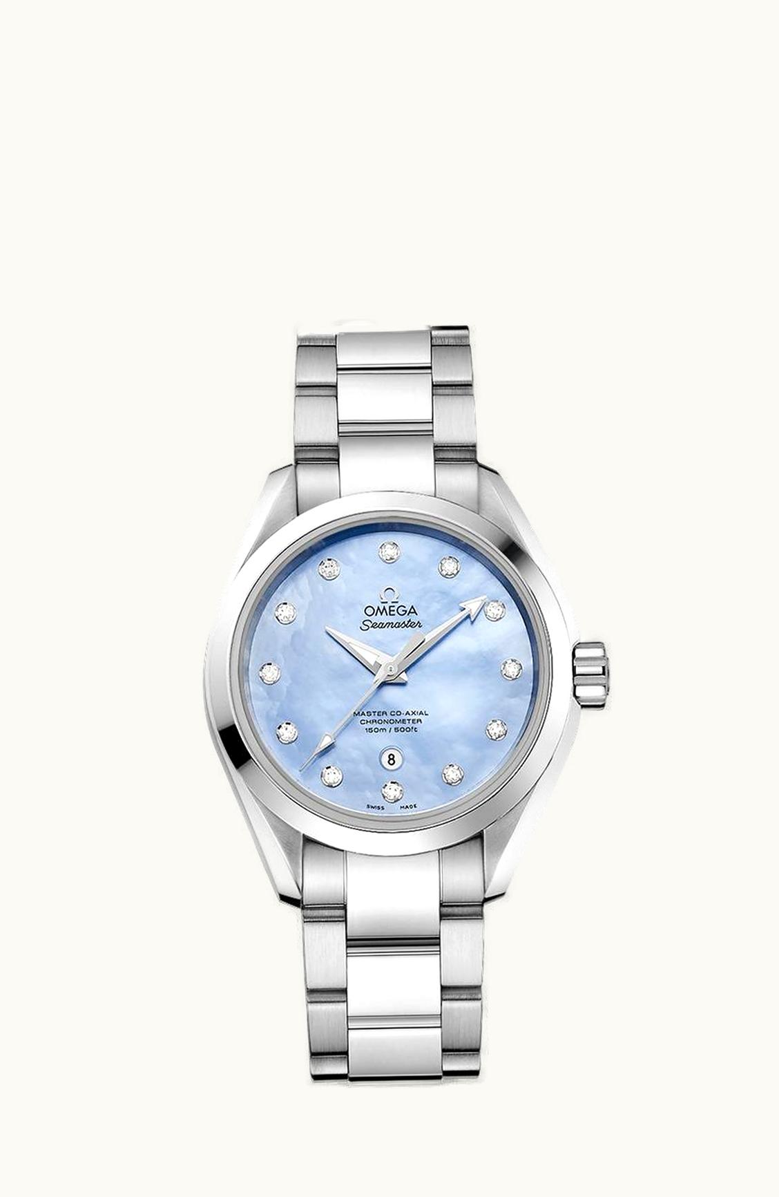 Omega Seamaster Aqua Terra 150M Master Co-Axial 34 Stainless Steel / Blue MOP / Bracelet
