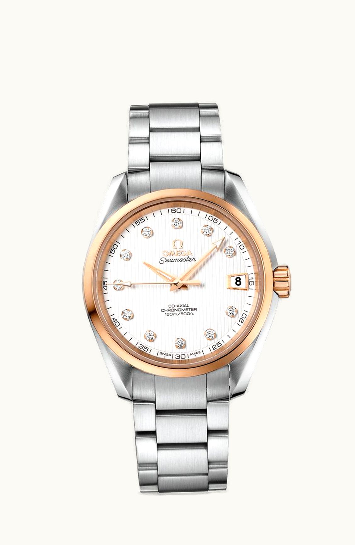 Omega Seamaster Aqua Terra 150M Co-Axial 38.5 Stainless Steel / Red Gold / Silver / Bracelet