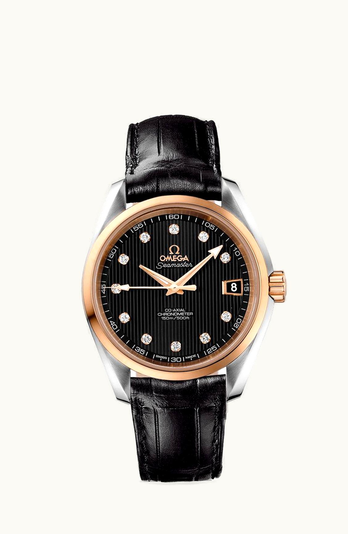 Omega Seamaster Aqua Terra 150M Co-Axial 38.5 Stainless Steel / Red Gold / Black