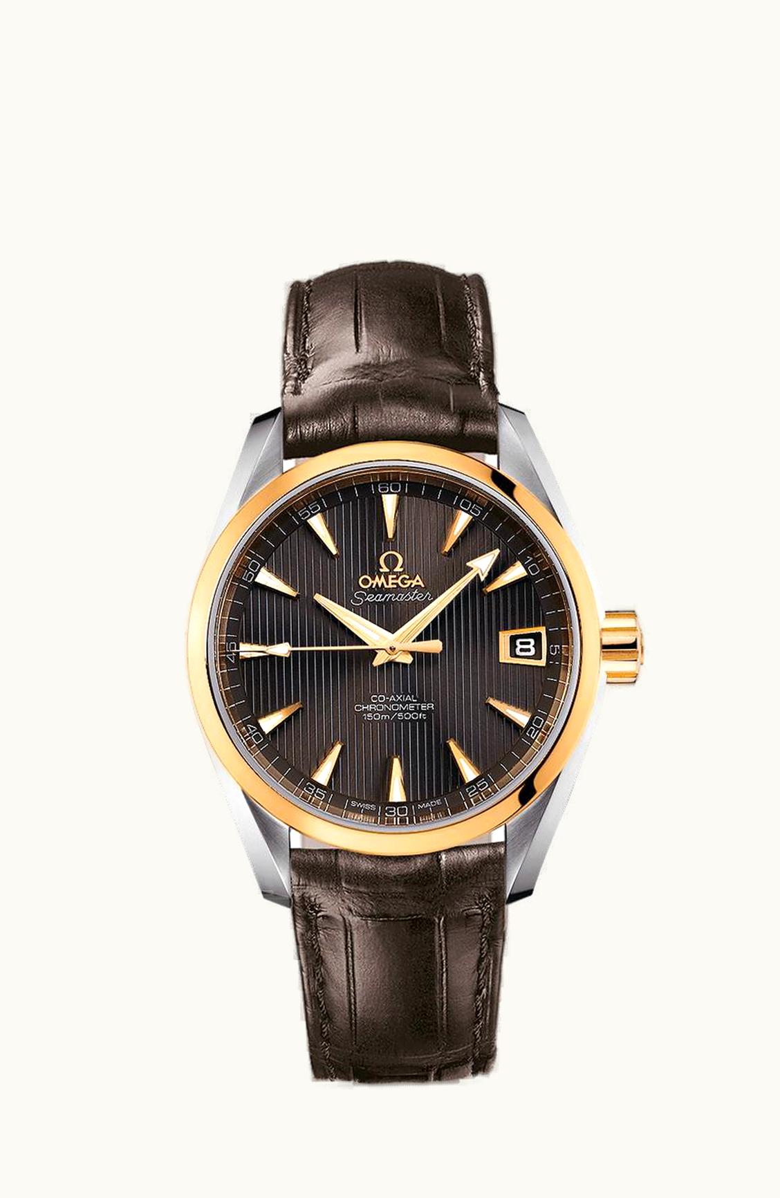 Omega Seamaster Aqua Terra 150M Co-Axial 38.5 Stainless Steel / Yellow Gold / Grey