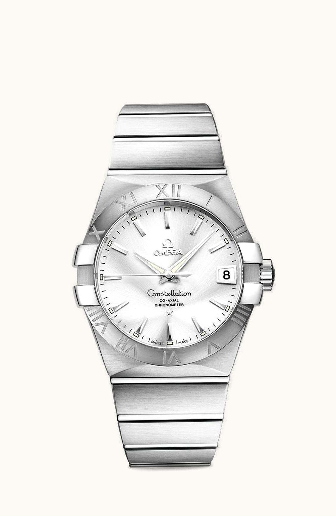 Omega Constellation Co-Axial 38 Stainless Steel / Silver