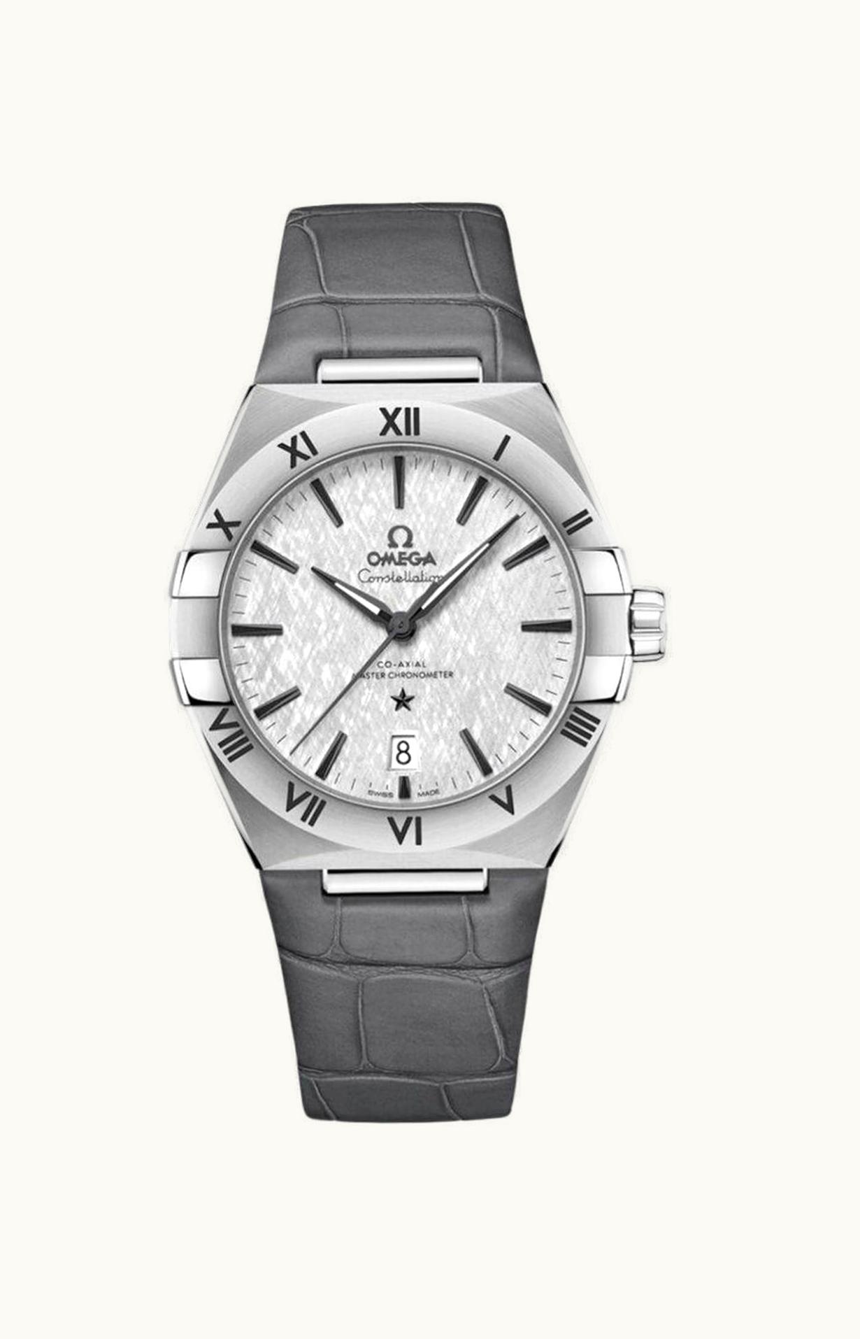Omega Constellation Quartz 39 Chronograph Stainless Steel / Grey