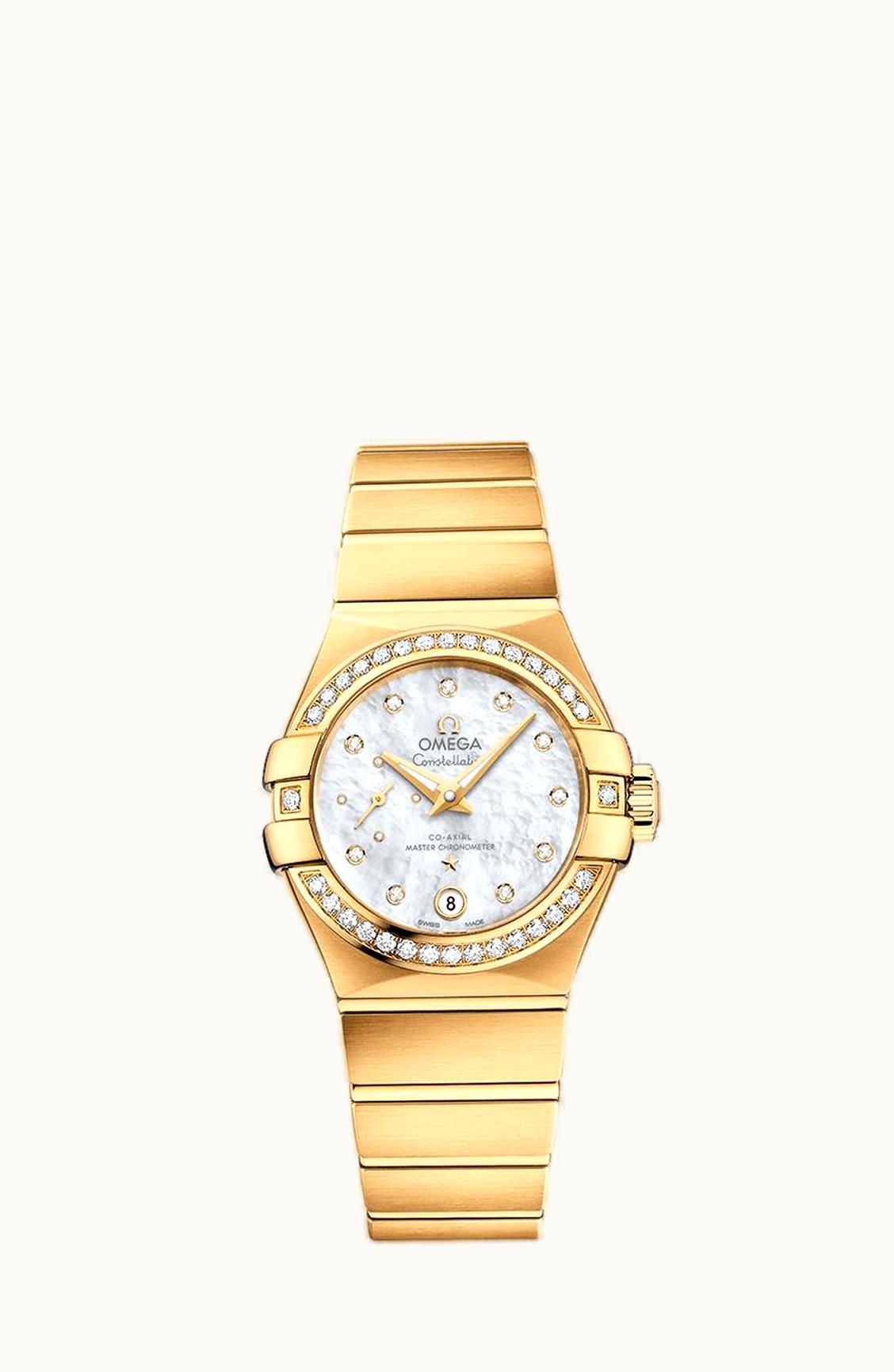 Omega Constellation Co‑Axial Master Chronometer 27 Small Seconds Stainless Yellow Gold / Diamond / MOP