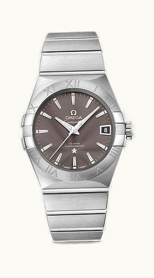 Omega Constellation Co-Axial 38 Stainless Steel / Grey