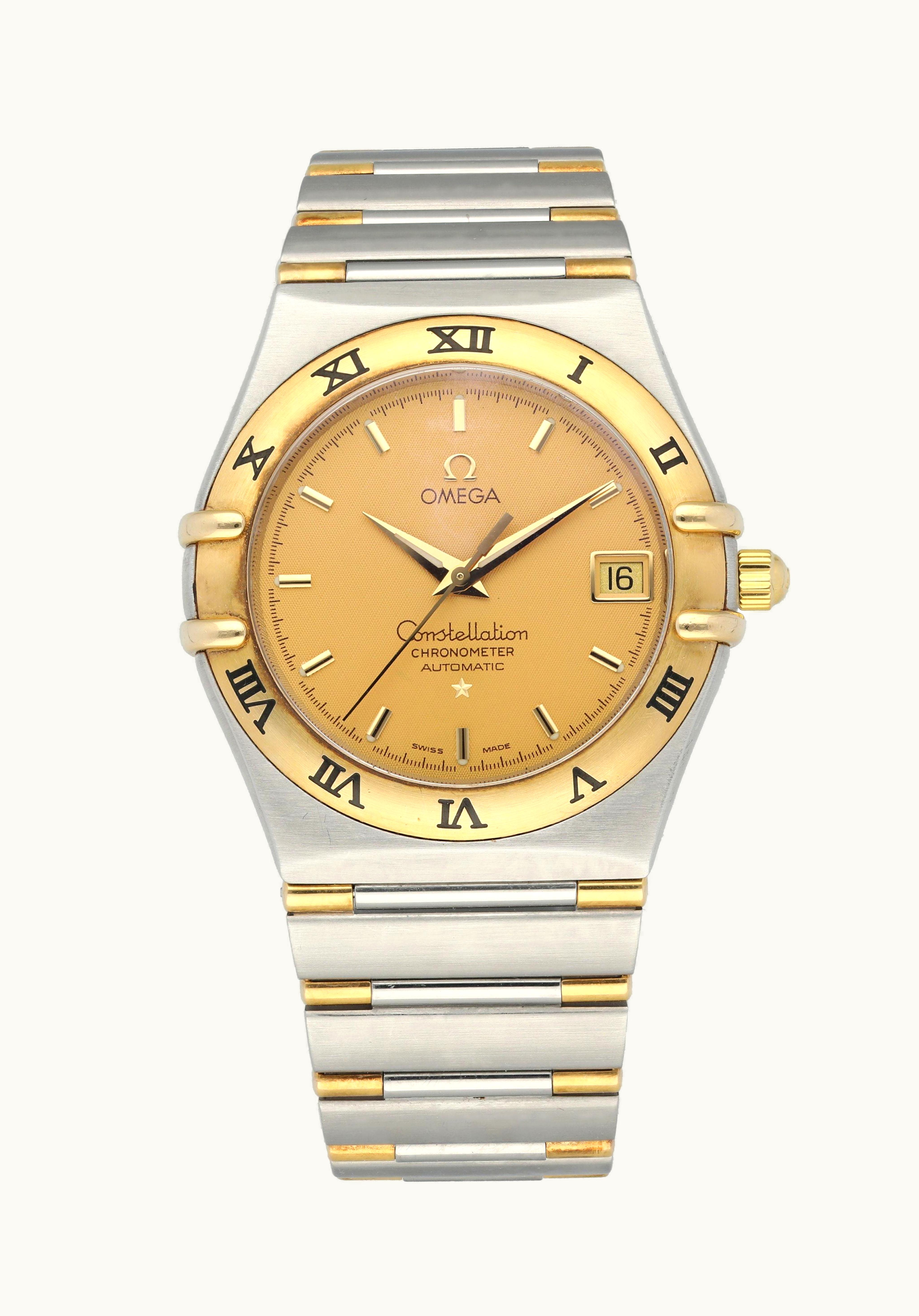 Omega Constellation Automatic 35.5 Stainless Steel / Yellow Gold / Champagne