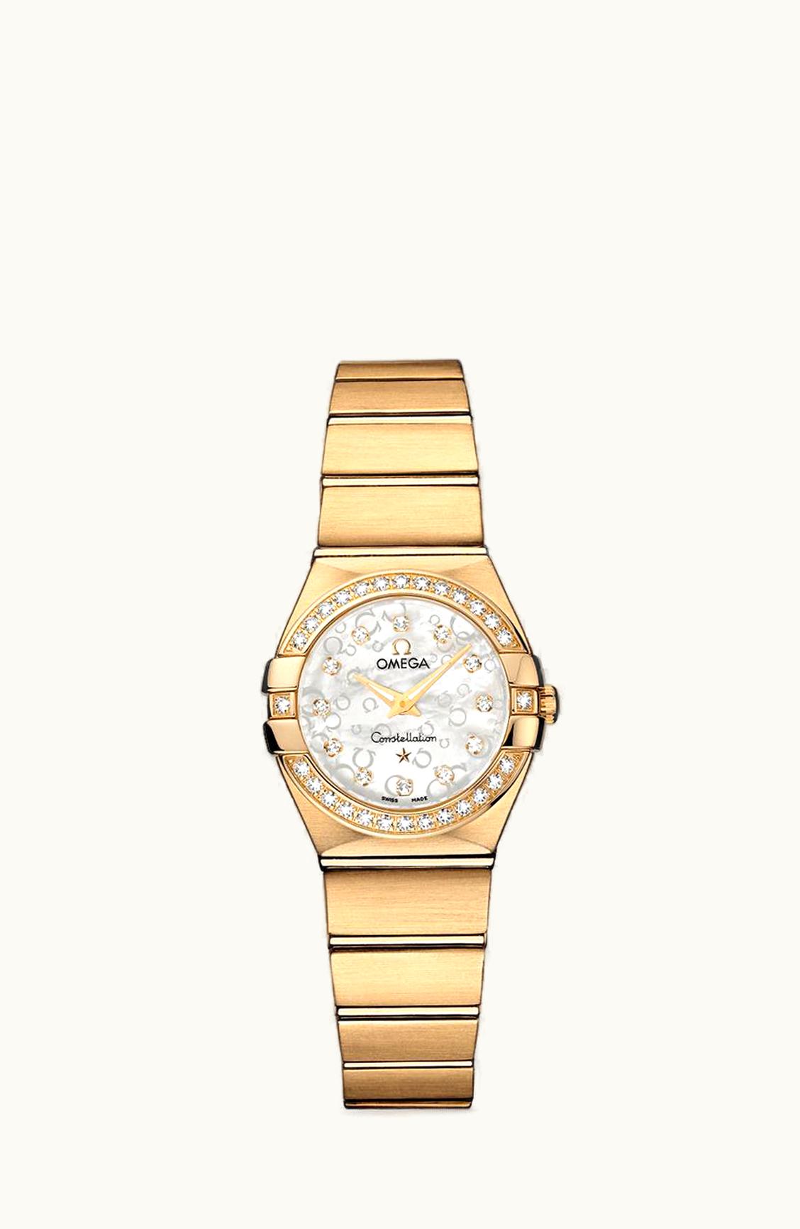 Omega Constellation Quartz 24 Brushed Yellow Gold / MOP Omega