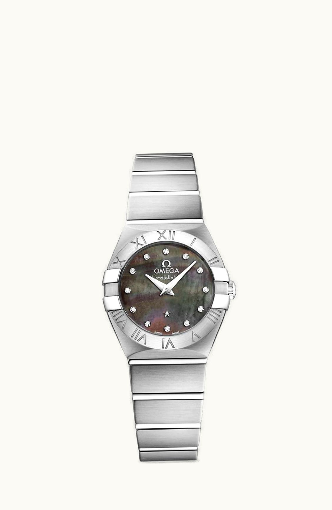 Omega Constellation Quartz 24 Stainless Steel / Grey MOP