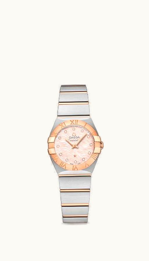 Omega Constellation Quartz 24 Stainless Steel / Red Gold / Pink MOP