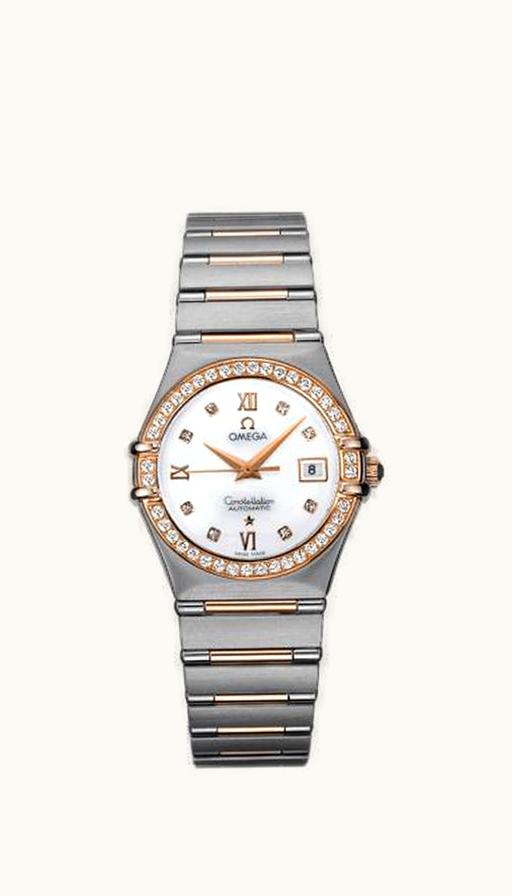 Omega Constellation Automatic 27.5 Stainless Steel / Red Gold / Diamond / MOP