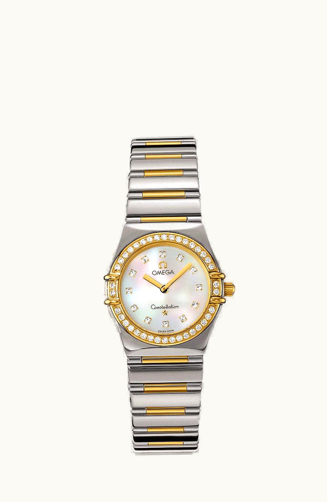 Omega Constellation Quartz 25.5 My Choice Stainless Steel / Yellow Gold / Diamond / MOP