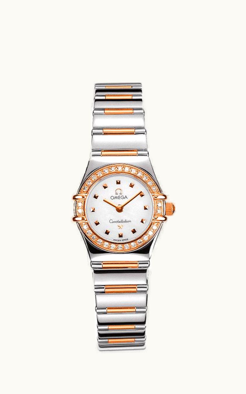 Omega Constellation Quartz 22.5 My Choice Stainless Steel / Red Gold / Diamond / MOP