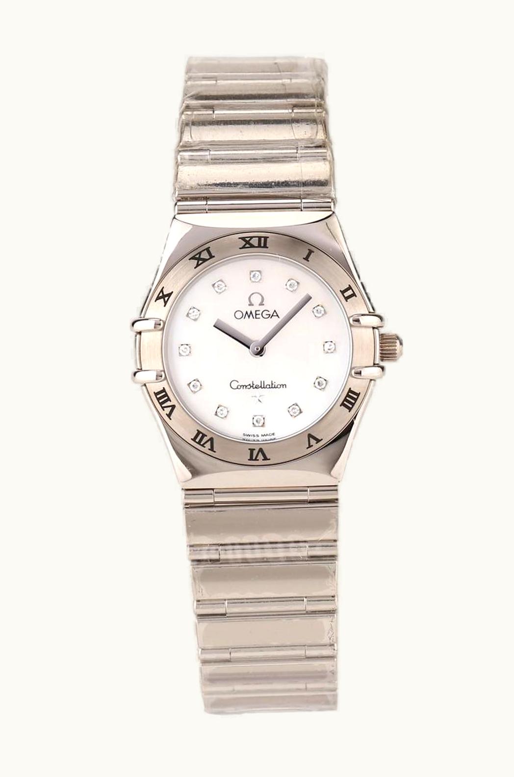 Omega Constellation Quartz 25.5 My Choice White Gold / White