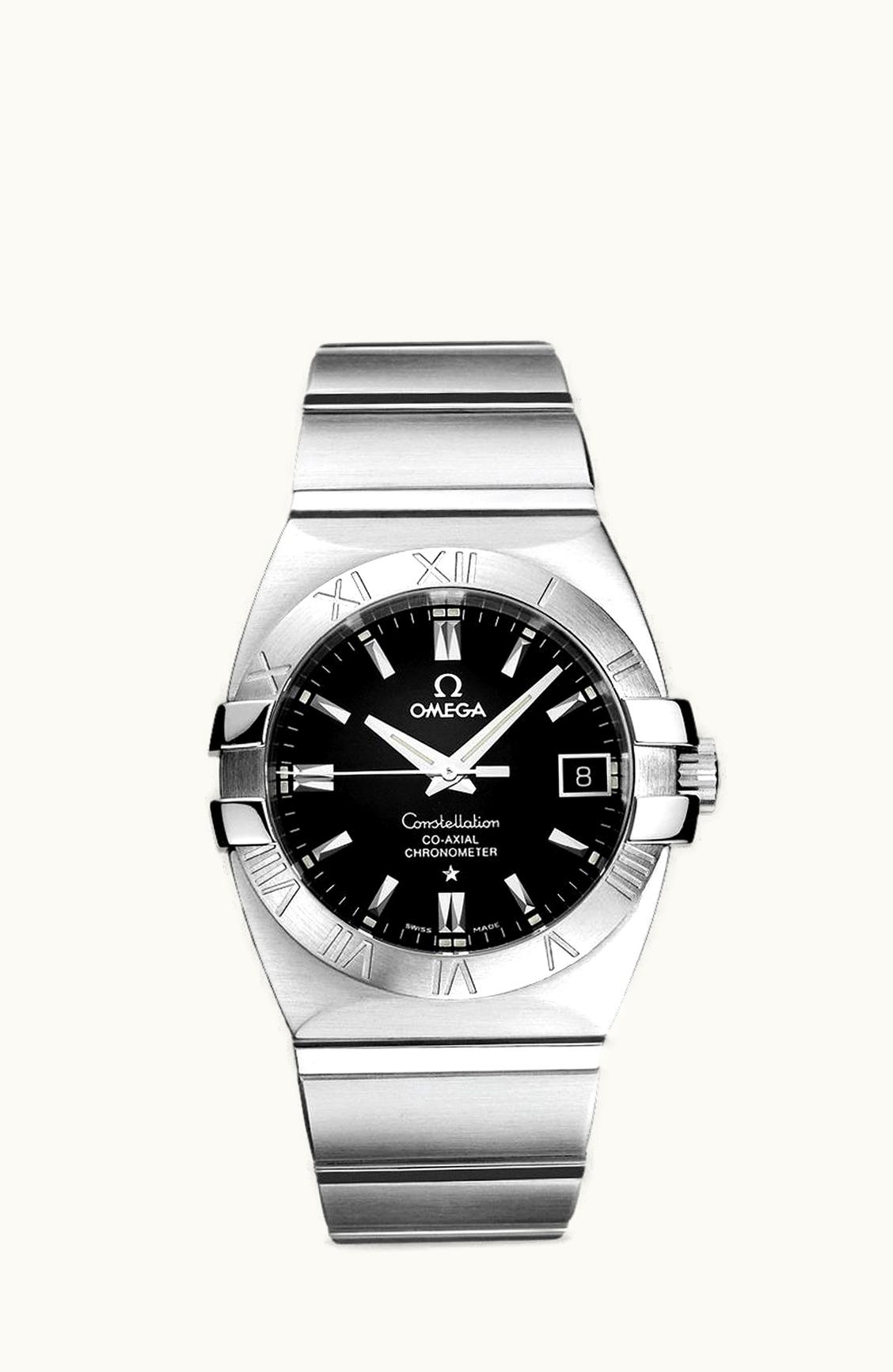 Omega Constellation Co-Axial 35 Double Eagle Stainless Steel / Black