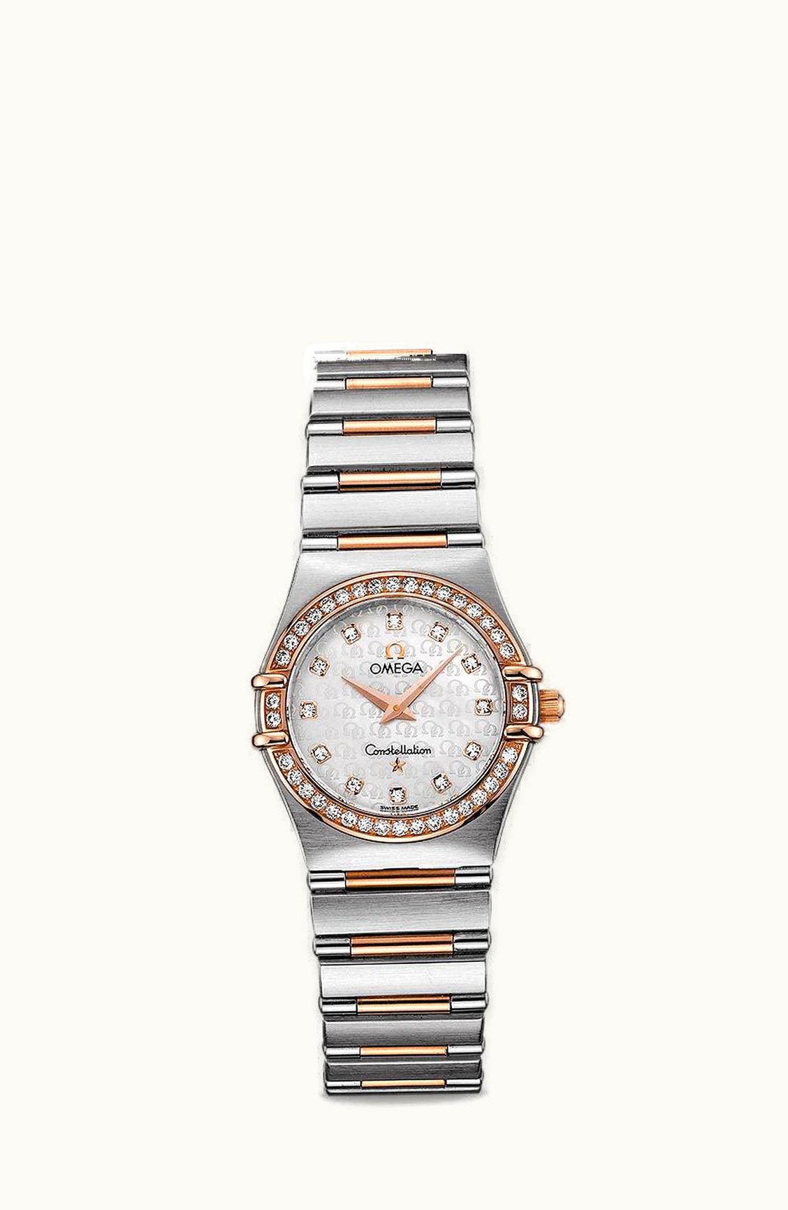 Omega Constellation Quartz 25.5 '95 Stainless Steel / Red Gold / Diamond / MOP