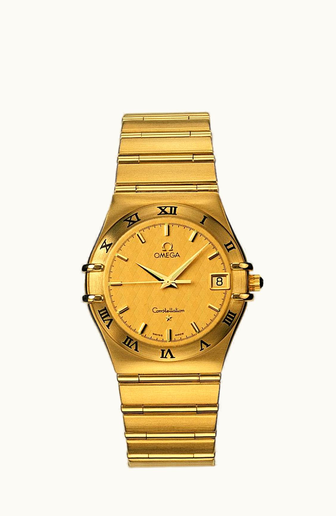 Omega Constellation Quartz 33.5 '95 Yellow Gold / Champagne