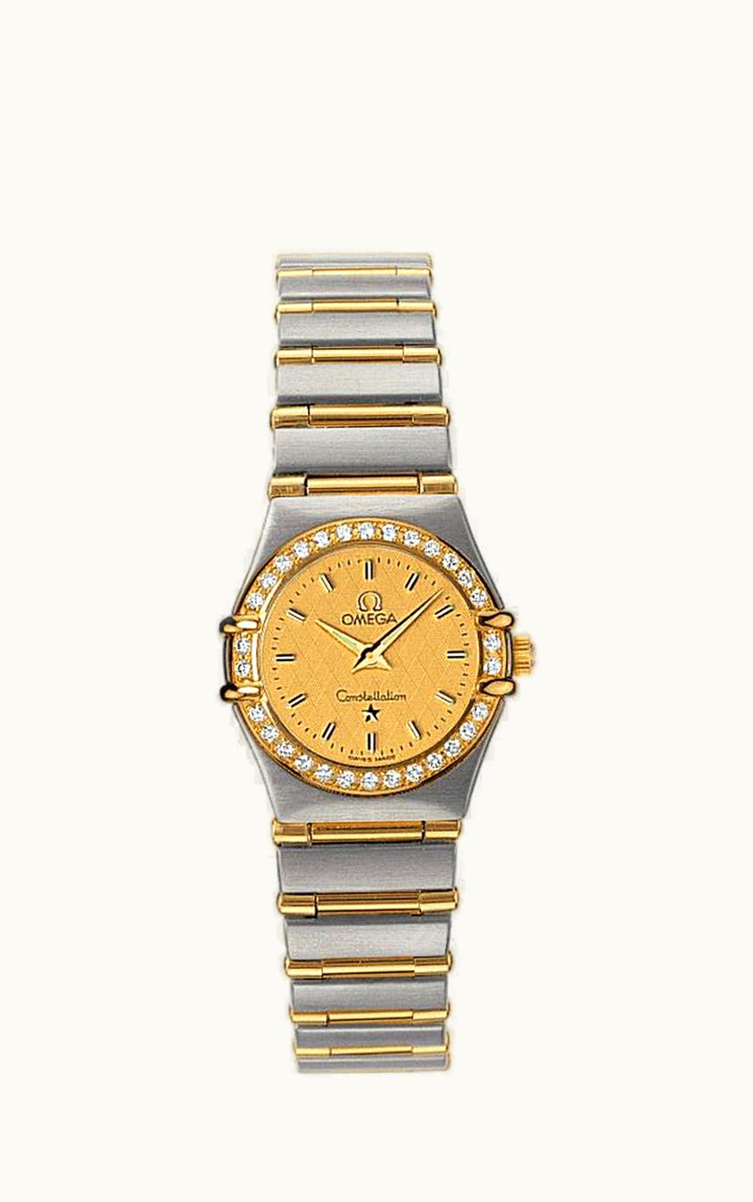 Omega Constellation Quartz 22.5 Stainless Steel / Yellow Gold / Champagne