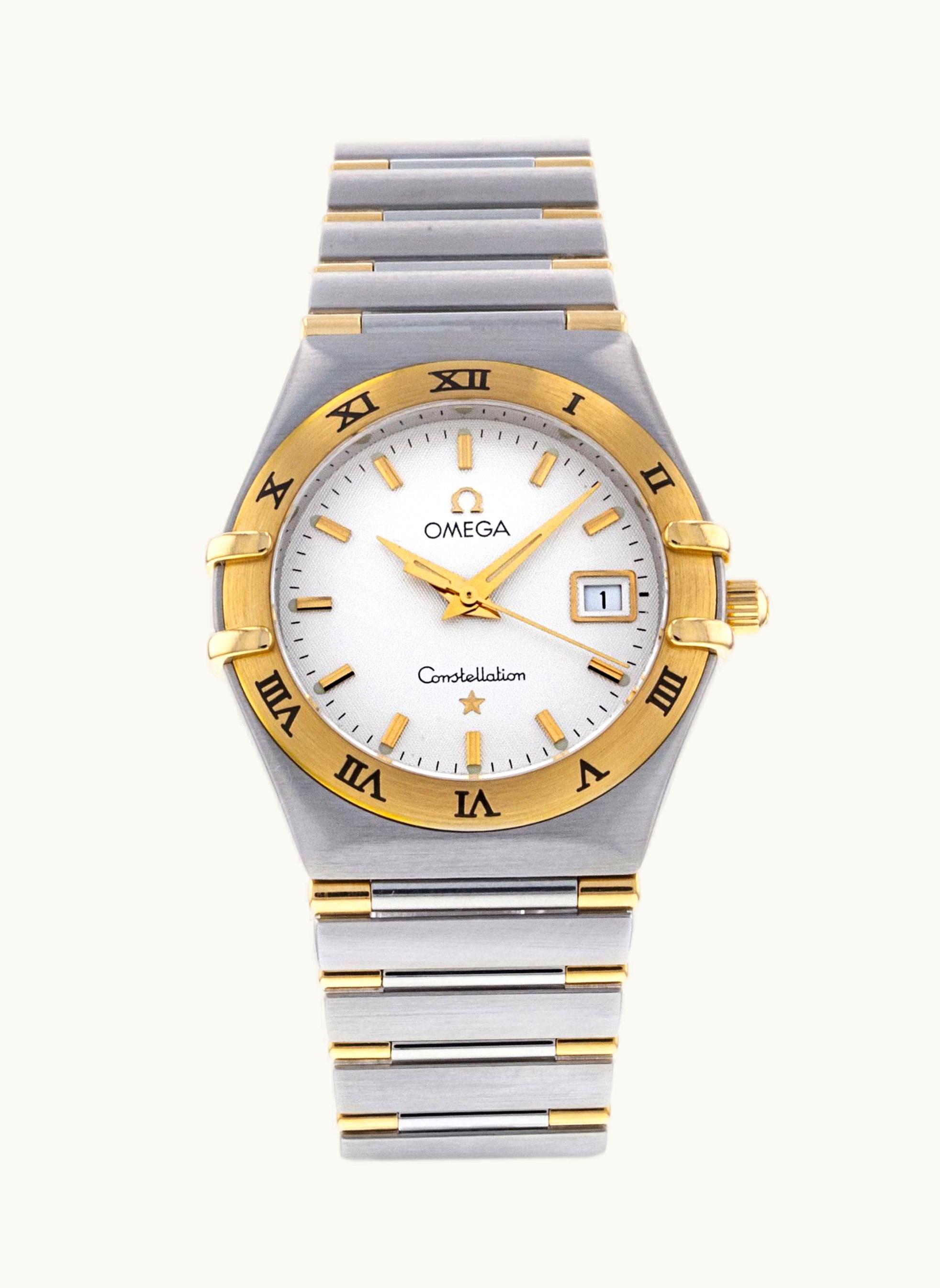 Omega Constellation Quartz 27.5 Stainless Steel / Yellow Gold / Silver