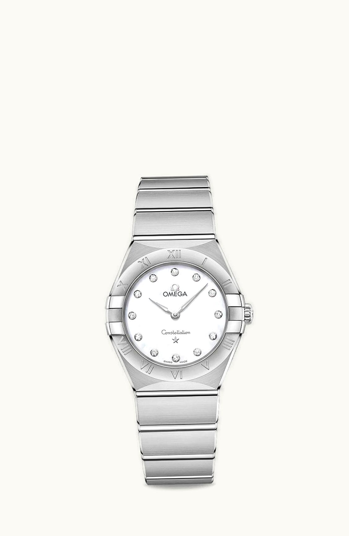 Omega Constellation Manhattan 28 Quartz Stainless Steel / MOP