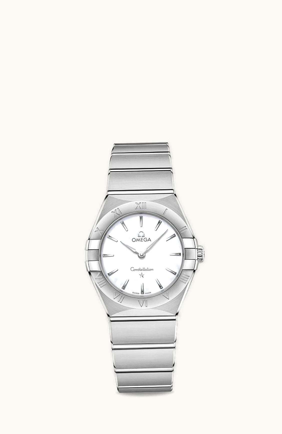 Omega Constellation Manhattan 28 Quartz Stainless Steel / MOP