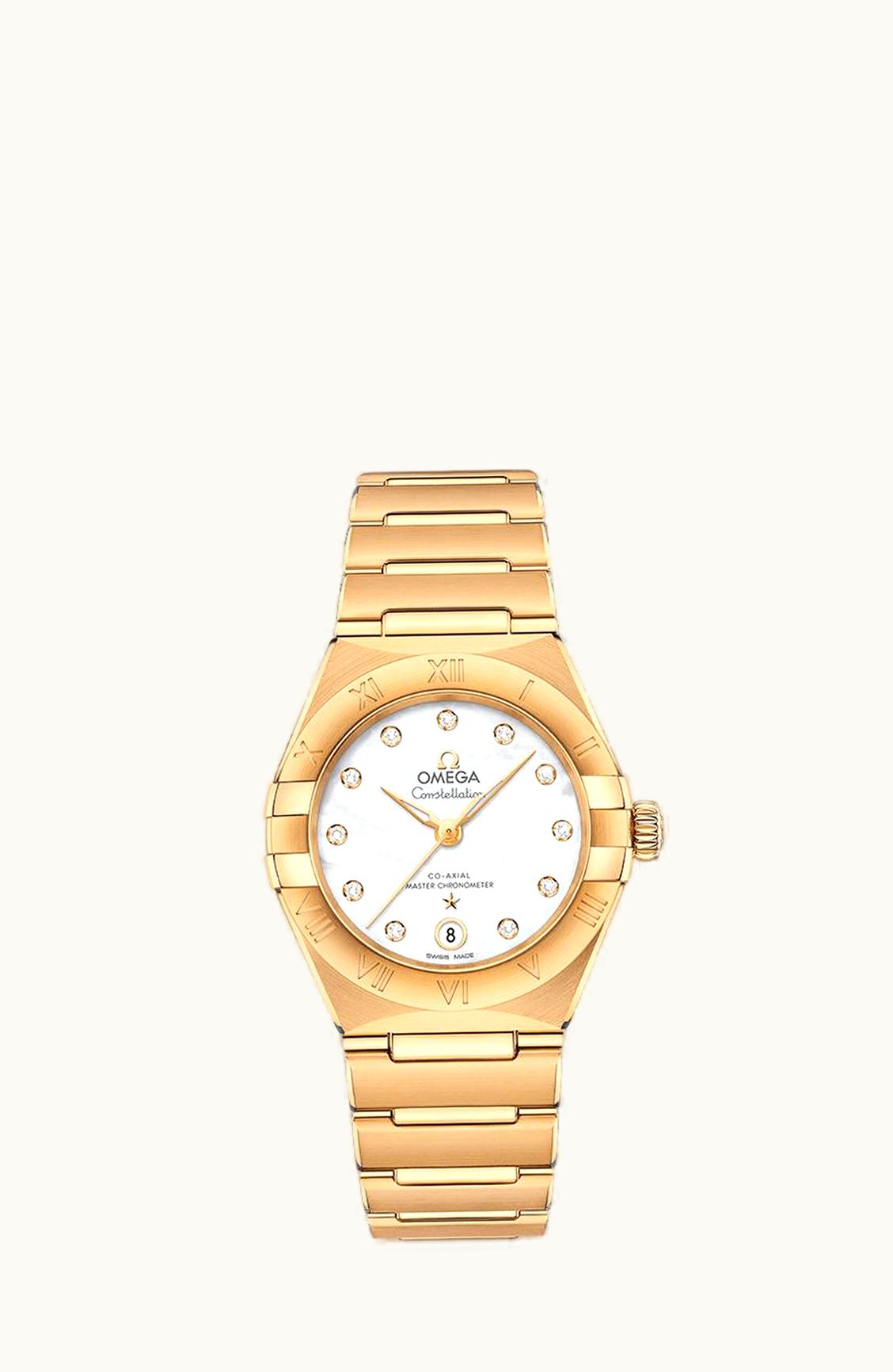 Omega Constellation Manhattan 29 Co-Axial Master Chronometer Yellow Gold / MOP