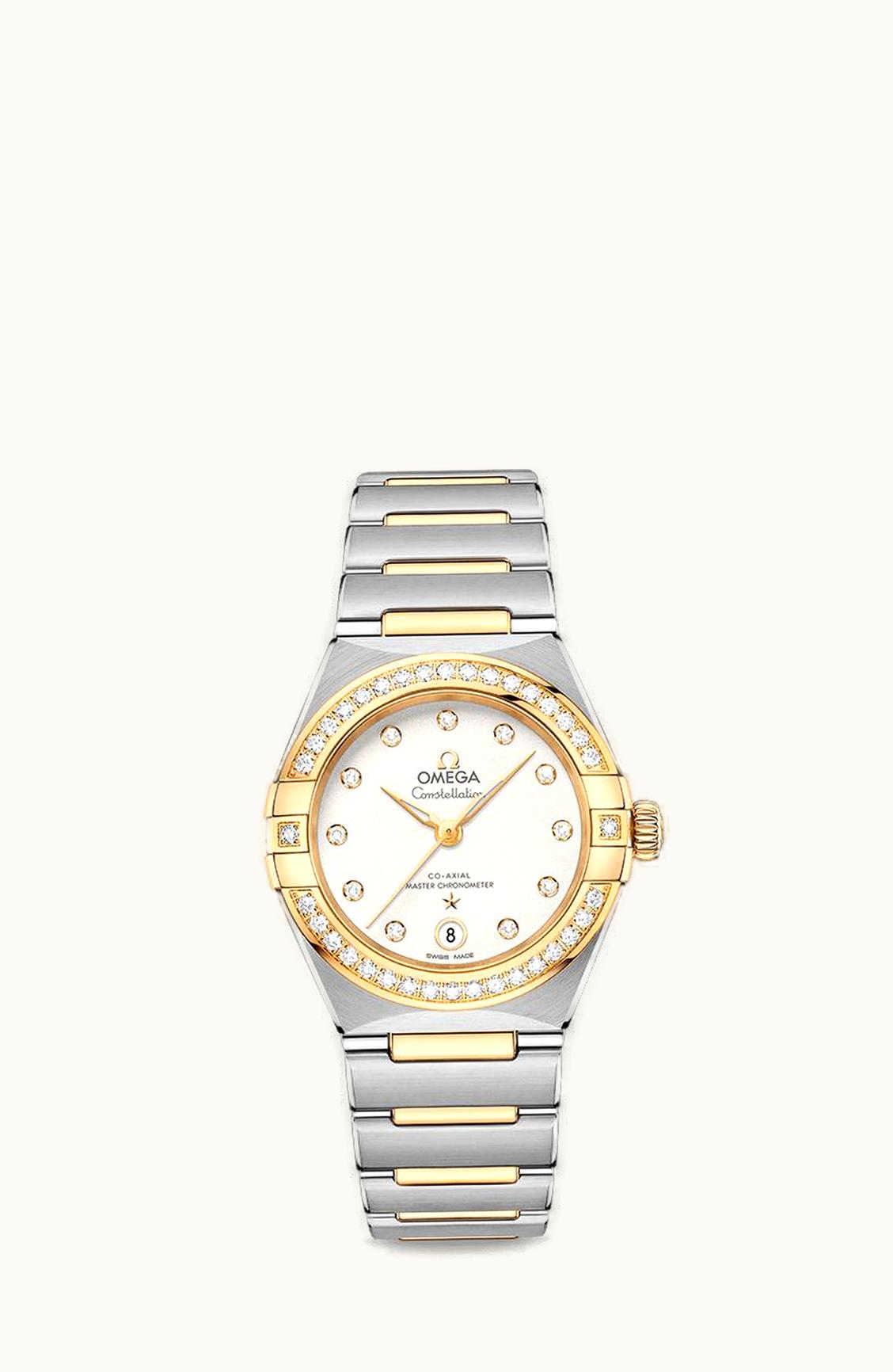 Omega Constellation Manhattan 29 Co-Axial Master Chronometer Stainless Steel / Yellow Gold / Silver  Diamond / Diamond