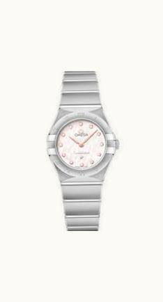 Omega Constellation Manhattan 25 Quartz Stainless Steel / Silver Silk