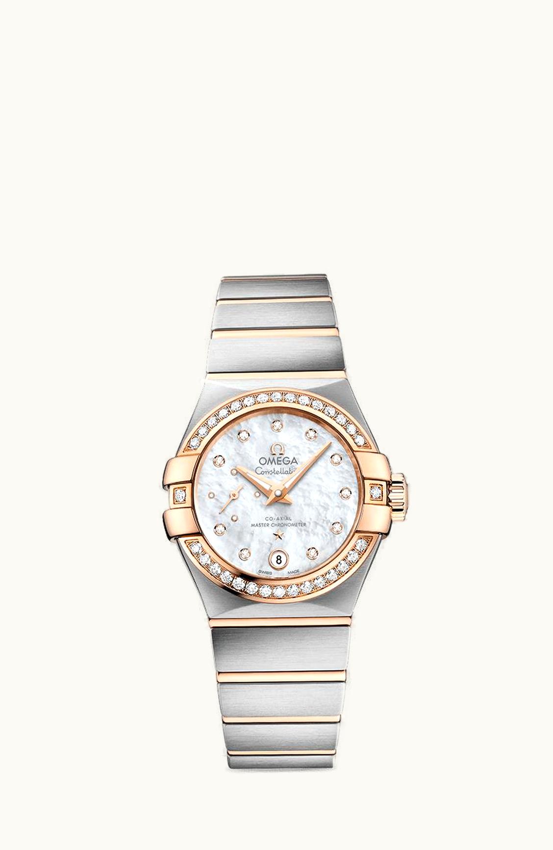 Omega Constellation Co‑Axial Master Chronometer 27 Small Seconds Stainless Steel / Red Gold / Diamond / MOP