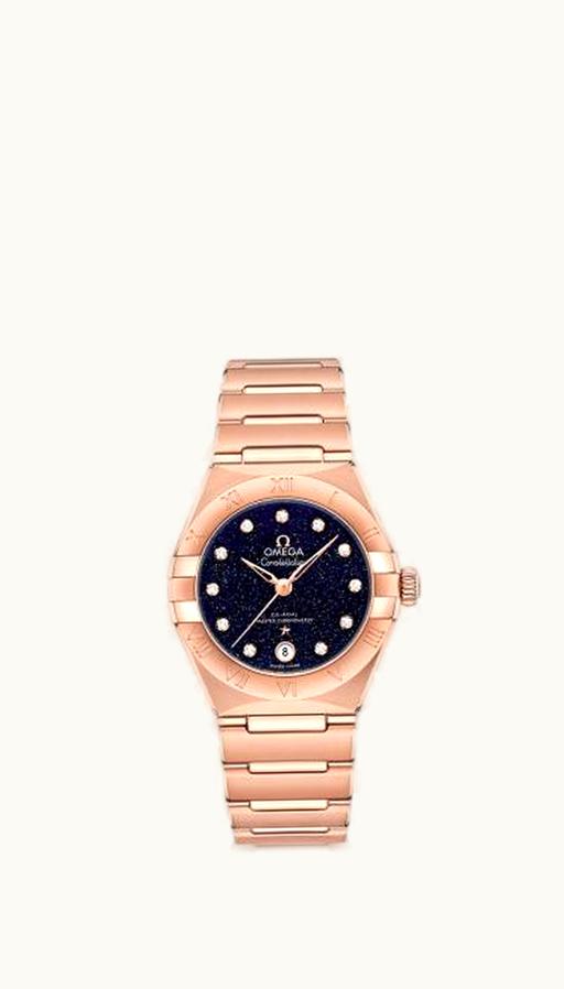 Omega Constellation Manhattan 29 Co-Axial Master Chronometer Sedna Gold / Aventurine