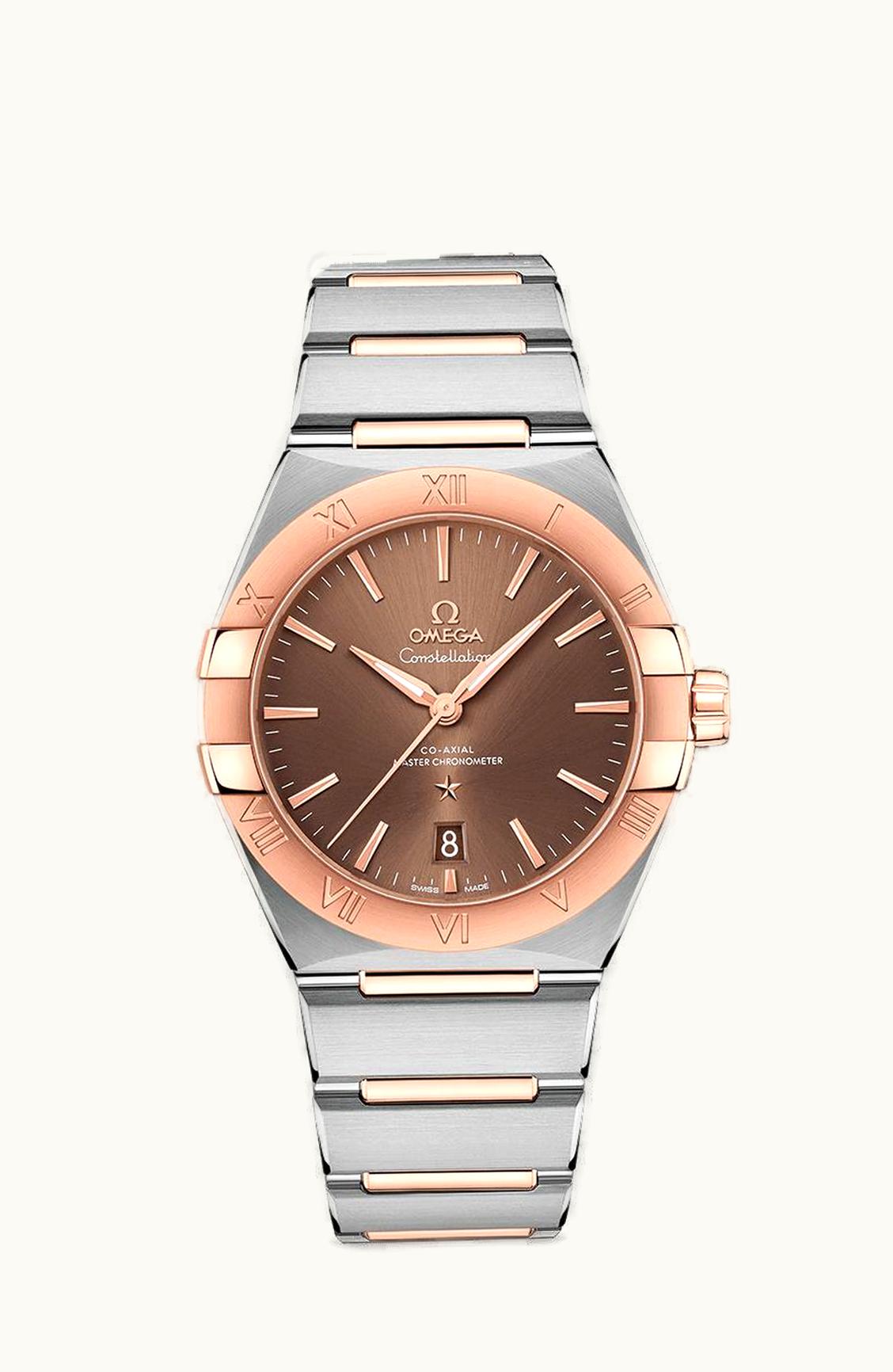 Omega Constellation Master Chronometer 39 Stainless Steel / Sedna / Brown / Bracelet