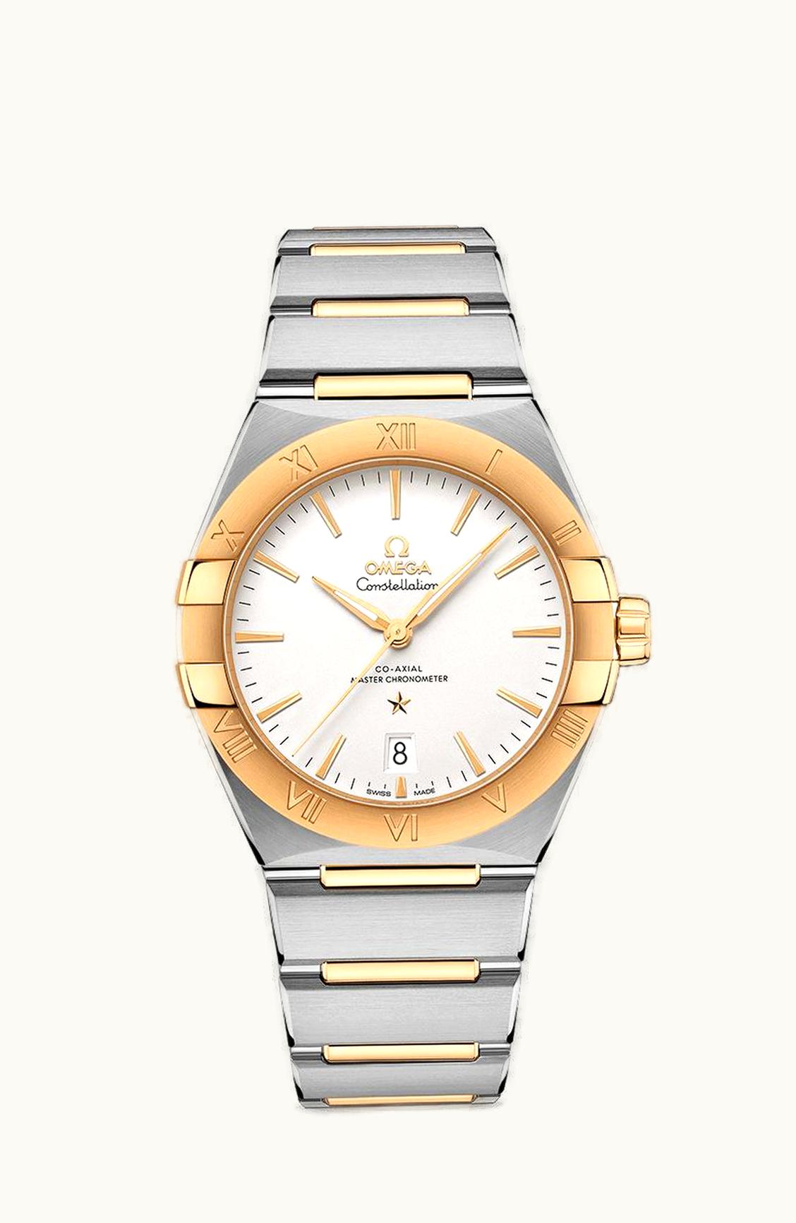Omega Constellation Master Chronometer 39 Stainless Steel / Yellow Gold / Silver / Bracelet