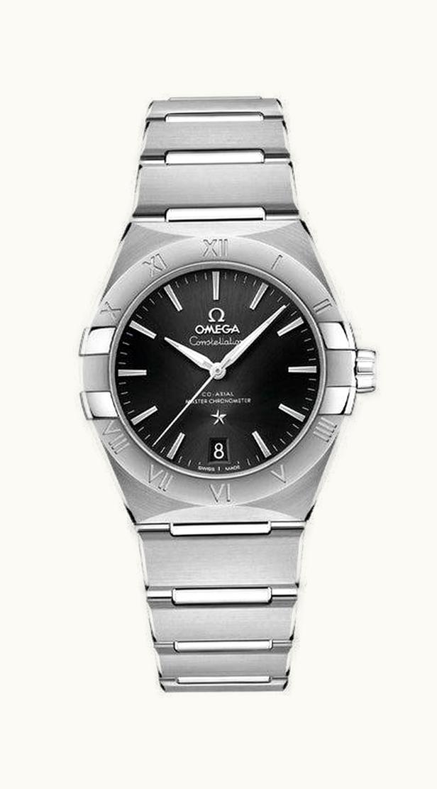 Omega Constellation Master Chronometer 36 Stainless Steel / Black / Bracelet
