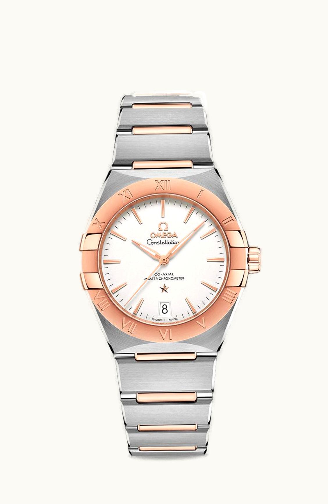 Omega Constellation Master Chronometer 36 Stainless Steel / Sedna / Silver / Bracelet