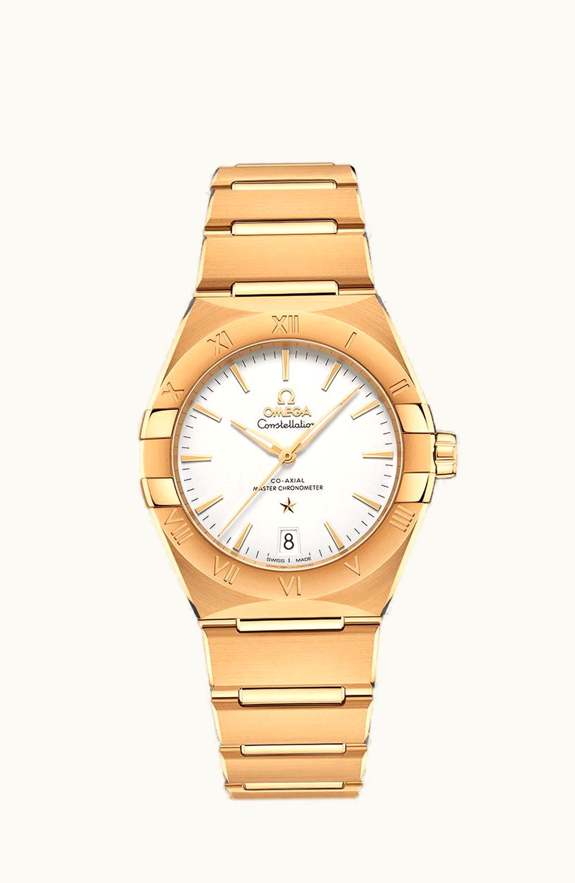 Omega Constellation Master Chronometer 36 Yellow Gold / Silver / Bracelet