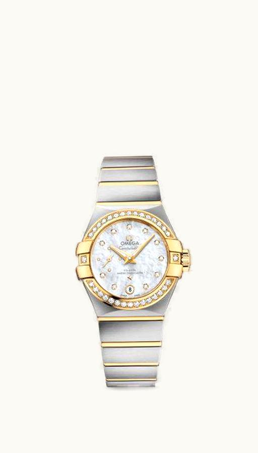 Omega Constellation Co‑Axial Master Chronometer 27 Small Seconds Stainless Steel / Yellow Gold / Diamond / MOP