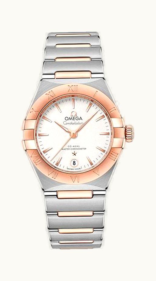Omega Constellation Manhattan 29 Co-Axial Master Chronometer Sedna Gold / Snow