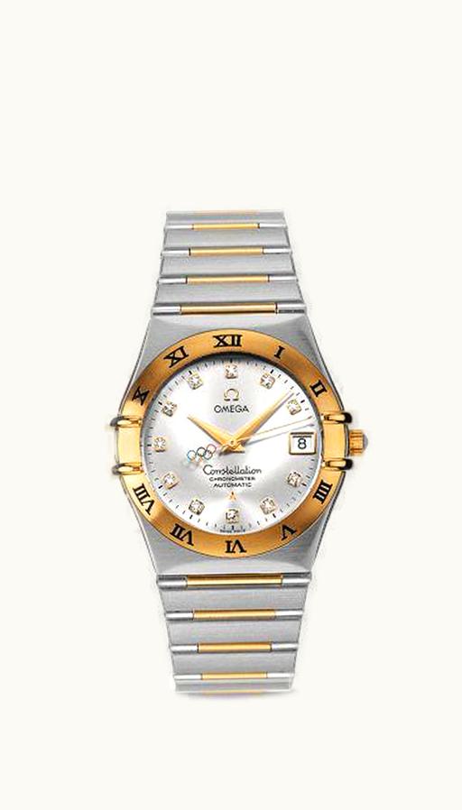 Omega Constellation Automatic 36 Stainless Steel / Yellow Gold / Beijing Olympics 2008